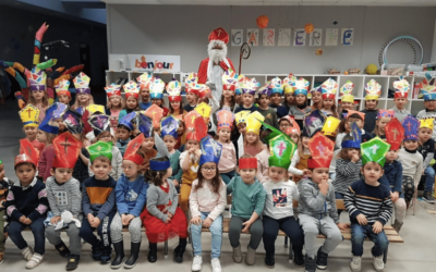 Visite de saint Nicolas à l’école